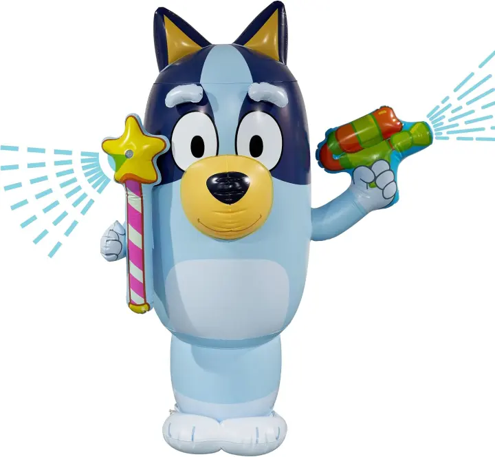 BLUEY Inflatable Water Sprinkler — 48" Outdoor Kids Sprinkler