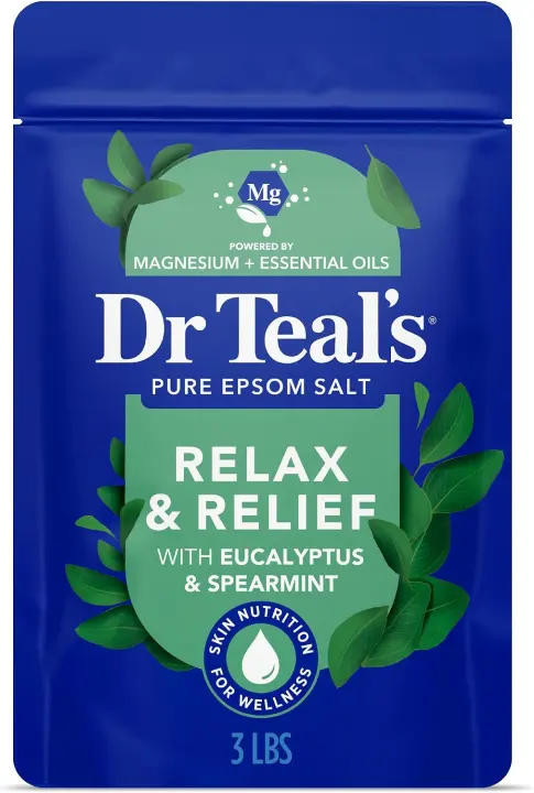 Dr Teal's Epsom Salt Magnesium Soak — Eucalyptus & Spearmint, 3 lb